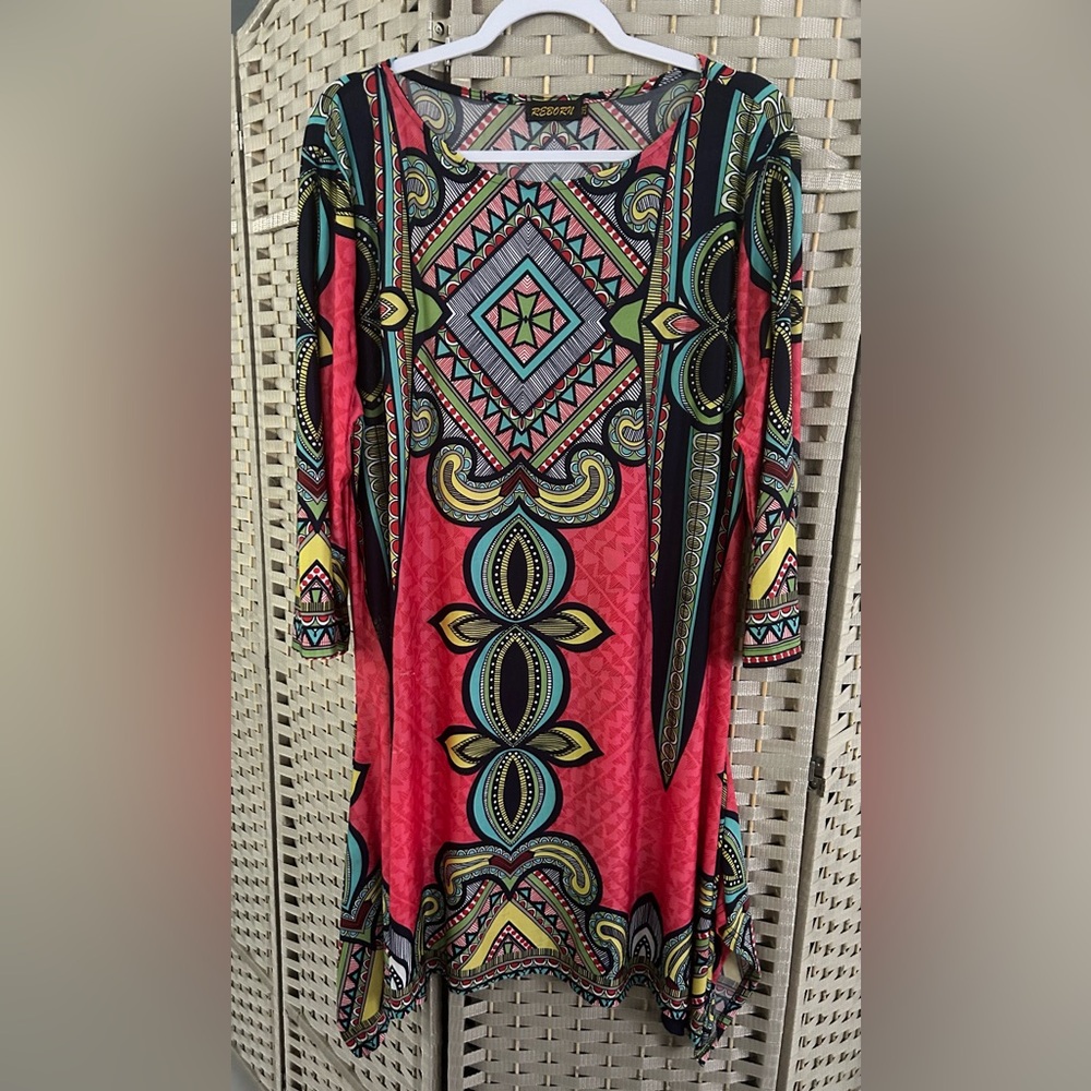 Colorful Bohemian Cruise Wear Coverup